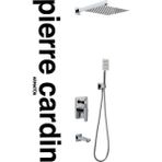 Pierre Cardin Ankastre Kare Duş Seti – Yağmur Başlıklı Duş Sistemi - Inox