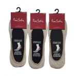 Pierre Cardin Babet Bambu 3 Adet Bej Kadın Görünmez Çorap