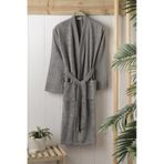 Pierre Cardin Bambu Erkek Bornoz Line Gri