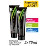 Pierre Cardin Bambu Kömürlü Diş Macunu 75 Ml X 2 – Doğal Beyazlatıcı & Ferah Nefes – Avantajlı Set