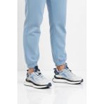 Pierre Cardin Beyaz Mavi Fileli Hafif Esnek Hafızalı Taban Unisex Spor Ayakkabı PCI-10106 G - Beyaz - Açık Mavi