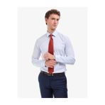 Pierre Cardin Beyaz Non Iron Ütü Gerektirmez Çizgili Slim Fit Basic Uzun Kollu Gömlek 50321024-VR013