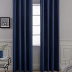Pierre Cardin Blackout Karartma Pilesiz Fon Perde - 250 x 240 cm - Lacivert
