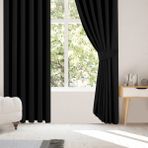 Pierre Cardin Blackout Karartma Pilesiz Siyah 200x250 cm cm Stor Perde