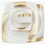 Pierre Cardin Bone China 86 Parça 12 Kişilik Yuvarlak Porselen Yemek Takımı