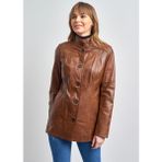 Pierre Cardin Bordo Bayan Deri Ceket - 38
