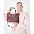Pierre Cardin Bordo Omuz Çantası 05PO25Y1991-SMKN Br - 30x23x13