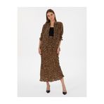 Pierre Cardin Camel A Kesim Dokuma Etek 50313694-VR015