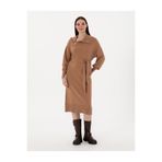 Pierre Cardin Camel Comfort Fit Triko Elbise 50290559-VR015