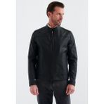 Pierre Cardin Cedric Siyah Biker Erkek Mont