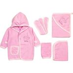 Pierre Cardin Çocuk Bornoz Seti 302050 - Pembe - Standart