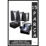 Pierre Cardin Damat Çeyiz Sandığı Bohça Seti + 3'lü Mukavva Çeyiz Kutusu Nişan Bohçası Erkek Bakım Seti