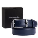 Pierre Cardin Deri Erkek Kemeri (En 3,5) PCANLSZ (Lacivert, 110 CM)