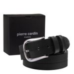 Pierre Cardin Deri Erkek Kemeri (En 4 cm) PC4160 (Siyah, 125 CM)