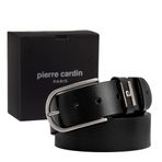 Pierre Cardin Deri Erkek Kemeri (En 4 cm) PCMDL (Siyah, 130 CM)