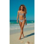 Pierre Cardin Double Dolgulu Bikini Takım Siyah Beyaz Desenli 231205-D - 38