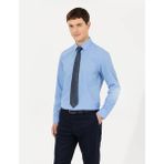 Pierre Cardin Düz Erkek Gömlek 1760543 - Mavi