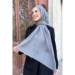 Pierre Cardin Elegans Monogram Şal - 1090700-971 - Gri