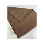 Pierre Cardin Elegans Monogram Şal-75 X 190-090700-931 Açık Kahve