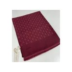 Pierre Cardin Elegans Monogram Şal-75 X 190-090700-942 Koyu Bordo