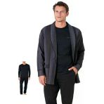Pierre Cardin Erkek 3'lü Kutulu Çeyizlik Röpdöşambırlı Siyah Pijama Takımı - Siyah - ARSNOERFKGFECF5635-SI