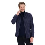 Pierre Cardin Erkek 50262464-VR033 Lacivert Desenli Erkek Gömlek