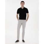 Pierre Cardin Erkek Açık Gri Slim Fit Yazlık Kanvas Pantolon 50305450-VR001 - 42 - 32