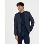 Pierre Cardin Erkek Açık Lacivert Ekstra Slim Fit Yün Karışımlı Blazer Ceket 50273154-VR059 - 48 - 6 Drop