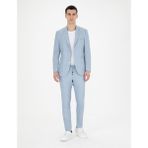 Pierre Cardin Erkek Açık Mavi Ex. Slim Fit Takım Elbise 50285298-VR003 - 56 - 6 Drop