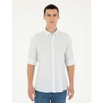 Pierre Cardin Erkek Açık Mavi Regular Fit Uzun Kollu Gömlek 50286086-VR095 - Buz Mavisi