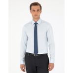 Pierre Cardin Erkek Açık Mavi Slim Fit Uzun Kollu Basic Gömlek 50292520-VR003