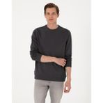 Pierre Cardin Erkek Antrasit 2 Iplik Regular Fit Bisiklet Yaka Basic Sweatshirt 50314054-VR006
