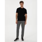 Pierre Cardin Erkek Antrasit Melanj Slim Fit 3 Iplik Düz Paça Eşofman Altı 50317670-VR081 - XL