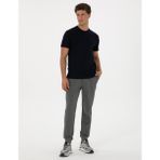Pierre Cardin Erkek Antrasit Melanj Slim Fit 3 Iplik Paçası Lastikli Eşofman Altı 50317676-VR081 - 3XL
