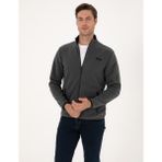 Pierre Cardin Erkek Antrasit Regular Fit Polar Hırka 50314014-VR006 - 2XL