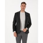 Pierre Cardin Erkek Antrasit Slim Fit Ceket 50311398-VR006 - 6 Drop - 52