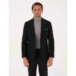 Pierre Cardin Erkek Antrasit Slim Fit Yün Karışımlı Ceket 50313336-VR006 - 6 Drop - 48