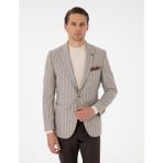 Pierre Cardin Erkek Bej Ex. Slim Fit Ceket 50291936-VR011 - 46 - 6 Drop