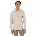 Pierre Cardin Erkek Bej Gömlek Desenli 50297468-vr011