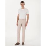 Pierre Cardin Erkek Bej Regular Fit Basic Kanvas Pantolon 50308105-VR011 - 38 - 34