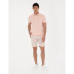 Pierre Cardin Erkek Bej Slim Fit Dokuma Şort 50284277-VR011 - 38