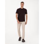 Pierre Cardin Erkek Bej Slim Fit Kanvas Pantolon 50310857-VR011 - 32 - 33