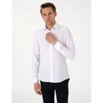 Pierre Cardin Erkek Beyaz Ex. Slim Fit Uzun Kollu Gömlek 50303958-VR013