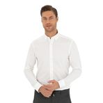 Pierre Cardin Erkek Beyaz Gömlek Desenli 50295909-VR013