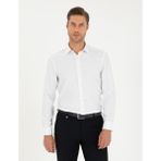 Pierre Cardin Erkek Beyaz Oxford Slim Fit Uzun Kollu Gömlek 50292539-VR013