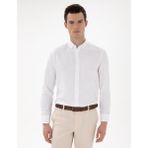 Pierre Cardin Erkek Beyaz Regular Fit Uzun Kollu Gömlek 50304764-VR013