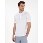 Pierre Cardin Erkek Beyaz Slim Fit Kıvrılmaz Polo Yaka Basic Tişört 50302561-VR013 - XL