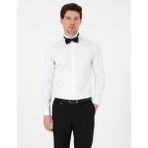 Pierre Cardin Erkek Beyaz Slim Fit Smokin Gömlek 50324027-VR013 - 2XL