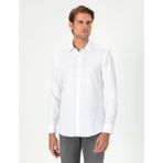 Pierre Cardin Erkek Beyaz Slim Fit Uzun Kollu Gömlek 50294732-VR013 - 4XL