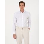 Pierre Cardin Erkek Beyaz Slim Fit Uzun Kollu Gömlek 50307134-VR013 - XL